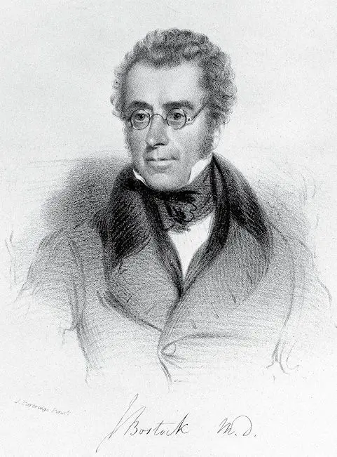 El Dr. John Bostock (1773-1846) empleó por primera vez el término fiebre del heno en un trabajo publicado en 1828 con observaciones de 18 casos de rinoconjuntivitis alérgica primaveral.