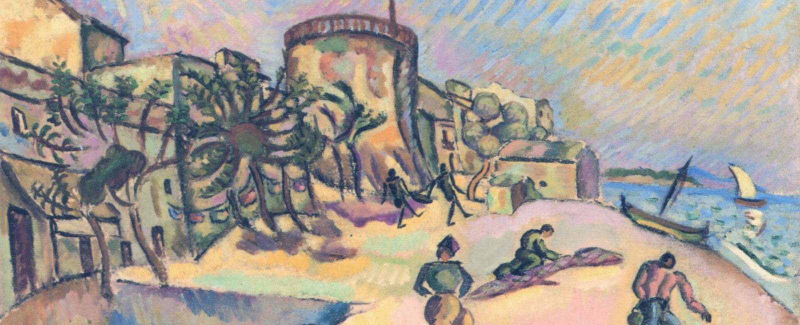 10. Joan Miró – Cambrils, la platja – 1917 – © Nahmad Collection © Successió Miró, 2024